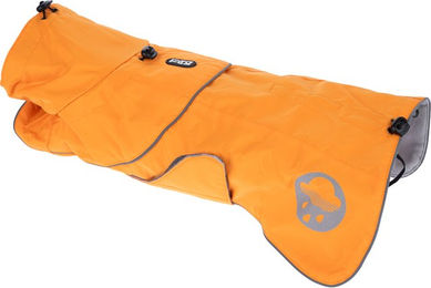 Produktbild von TIAKI Hunderegenmantel Saffron Orange aus Polyester wasserabweisend Größe S