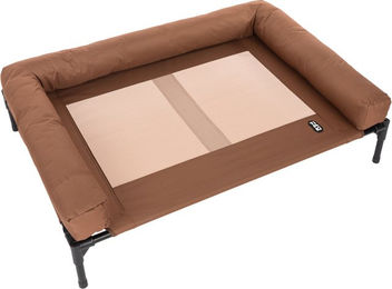 Produktbild von TIAKI Hundesofa Sun Hundekorb XL für große Rassen in Beige und Braun aus Polyester