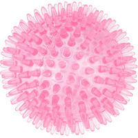 Produktbild von TIAKI Hundespielzeug Ball zur Zahnpflege aus TPR in Rosa Pink Ø 8,3 cm