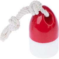 Produktbild von TIAKI Hundespielzeug Boje aus TPR in Rot-Weiß Ø 6,5 x H 25 cm