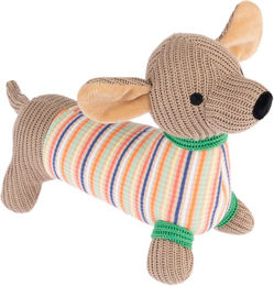 Produktbild von TIAKI Hundespielzeug Dackel Cooper Quietschspielzeug aus Polyester in Bunt