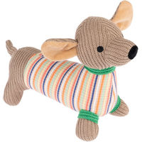 Produktbild von TIAKI Hundespielzeug Dackel Cooper Quietschspielzeug aus Polyester in Bunt