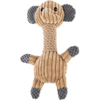Produktbild von TIAKI Hundespielzeug Ecophant Plüsch in Beige und Grün 31 x 17 x 13 cm