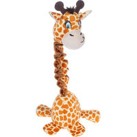 Produktbild von TIAKI Hundespielzeug Giraffe aus Plüsch mit elastischem Hals Größe L