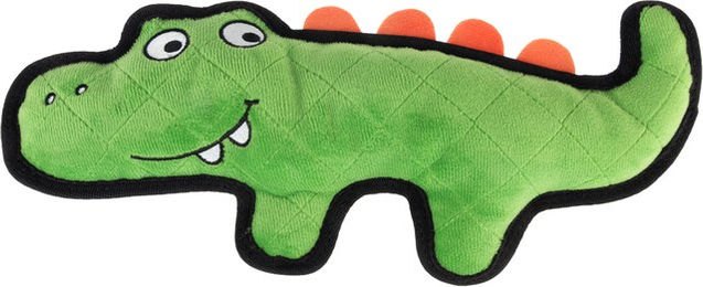TIAKI Hundespielzeug Happy Croco Tough Quietschspielzeug aus Polyester Größe L 33 x 14 x 5 cm – Bild 1 von 1