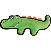 Produktbild von TIAKI Hundespielzeug Happy Croco Tough Quietschspielzeug aus Polyester Größe L 33 x 14 x 5 cm