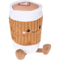 Produktbild von TIAKI Hundespielzeug Happy Frappuccino Plüschspielzeug Braun
