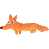 Produktbild von TIAKI Hundespielzeug James Corduroy Quietschspielzeug aus Polyester Orange Größe L