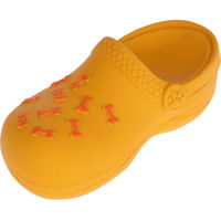 Produktbild von TIAKI Hundespielzeug Latex Schuh Quietschspielzeug zur Zahnpflege für Welpen L 15 x B 6,5 x H 6,5 cm