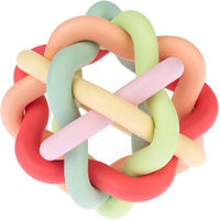 Produktbild von TIAKI Hundespielzeug Regenbogenball aus TPR Ø 10,5 cm