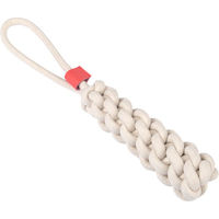 Produktbild von TIAKI Hundespielzeug Rope Stick Tau zur Zahnpflege Beige Weiß 36,5 x 5,5 cm