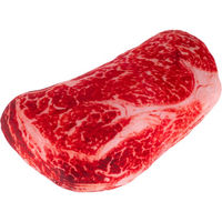 Produktbild von TIAKI Hundespielzeug Steak aus Plüsch in Rot und Weiß