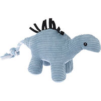 Produktbild von TIAKI Hundespielzeug Stegosaurus blau aus Polyester zur Zahnpflege