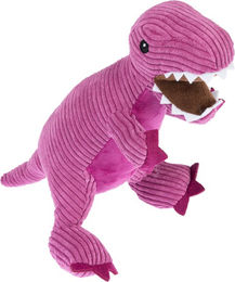 Produktbild von TIAKI Hundespielzeug T-Rex Quietschspielzeug aus Polyester in Lila und Rosa