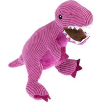 Produktbild von TIAKI Hundespielzeug T-Rex Quietschspielzeug aus Polyester in Lila und Rosa