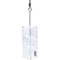 Produktbild von TIAKI Intelligenzspielzeug für Vögel und Papageien mit 3 Schubladen aus Edelstahl und transparentem Material L 5,5 x B 7 x H 29,5 cm