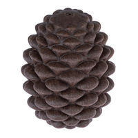 Produktbild von TIAKI Intelligenzspielzeug Kiefernzapfen aus TPR Braun 12 x 9 x 9 cm