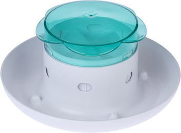 Produktbild von TIAKI Interaktiver Slow Feeder Daisy Intelligenzspielzeug aus Kunststoff in Türkis und Weiß