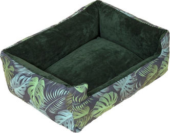 Produktbild von TIAKI Jungle Collection Hundebett aus Polyester in Grün Bunt Größe M