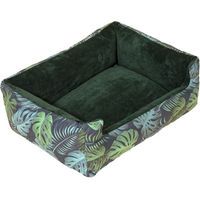 Produktbild von TIAKI Jungle Collection Hundebett aus Polyester in Grün Bunt Größe M