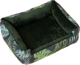 TIAKI Jungle Collection Kuschelbett für Kleintiere wie Meerschweinchen Kaninchen oder Frettchen Grün Bunt 35 x 28 x 12 cm – Bild 1 von 1