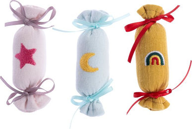 Produktbild von TIAKI Junior Katzenspielzeug-Set Bonbons mit Katzenminze 3er-Pack aus Polyester in Bunt