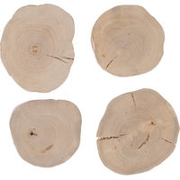 Produktbild von TIAKI Kaffeeholz-Knabberscheiben für Kaninchen 4er Set Ø 6-10 cm