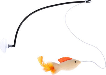 Produktbild von TIAKI Katzenangel Fisch mit Saugnapf aus Polyester