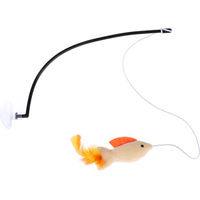 Produktbild von TIAKI Katzenangel Fisch mit Saugnapf aus Polyester