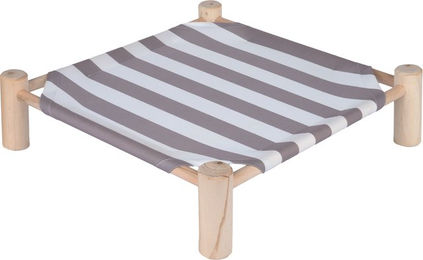 Produktbild von TIAKI Katzenhängebett aus Holz in Grau und Gelb
