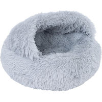 Produktbild von TIAKI Katzenhöhle Harry Grau aus Polyester Ø 50 x H 20 cm
