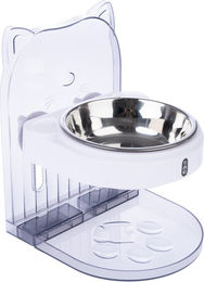 Produktbild von TIAKI Katzennapf Lilly höhenverstellbar weiß Kunststoff 480 ml - 480 ml
