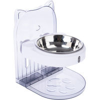 Produktbild von TIAKI Katzennapf Lilly höhenverstellbar weiß Kunststoff 480 ml - 480 ml