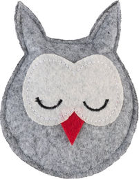 Produktbild von TIAKI Katzenspielzeug Filz-Eule mit Katzenminze für Katzen und Kitten