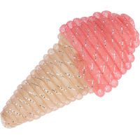 Produktbild von TIAKI Katzenspielzeug Ice Cream aus Polyester in Beige und Rosa - 1 Stk.