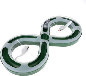 Produktbild von TIAKI Katzenspielzeug Kugelbahn mit Mäusen Intelligenzspielzeug aus Kunststoff für Katzen und Kitten