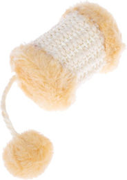 Produktbild von TIAKI Katzenspielzeug Rasselrad aus Sisal mit Ball in Beige