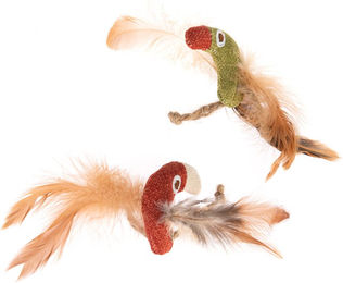 Produktbild von TIAKI Katzenspielzeug-Set Tukane mit Katzenminze 2er Set für Katzen