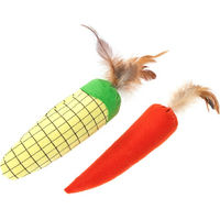 Produktbild von TIAKI Katzenspielzeug Set Veggies mit Katzenminze 2er Set aus Polyester
