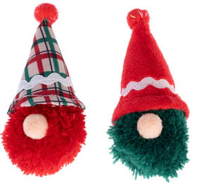 Produktbild von TIAKI Katzenspielzeug-Set Weihnachtswichtel 2er-Pack aus Polyester