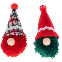 Produktbild von TIAKI Katzenspielzeug-Set Weihnachtswichtel 2er-Pack aus Polyester