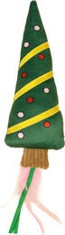 Produktbild von TIAKI Katzenspielzeug Weihnachtsbaum mit Bändchen aus Polyester L 42 x B 10 x H 5 cm