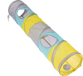 Produktbild von TIAKI Katzentunnel Rakete aus Polyester L 120 x Ø 25 cm