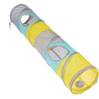 Produktbild von TIAKI Katzentunnel Rakete aus Polyester L 120 x Ø 25 cm
