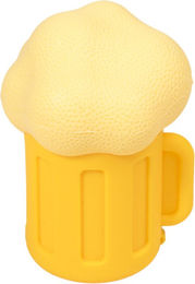 Produktbild von TIAKI Kauspielzeug Bierkrug aus Silikon in Gelb und Bunt