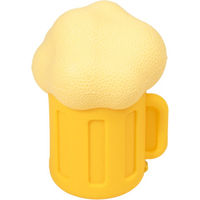Produktbild von TIAKI Kauspielzeug Bierkrug aus Silikon in Gelb und Bunt