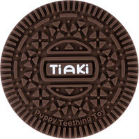 Produktbild von TIAKI Kauspielzeug Cookies n Cream für Welpen aus Silikon zur Zahnpflege Ø 7,3 x H 1,4 cm