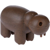 Produktbild von TIAKI Kauspielzeug Nilpferd aus Naturkautschuk Braun 13,5 x 6 x 8 cm