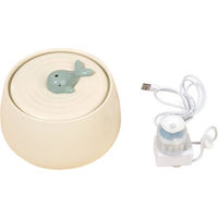 Produktbild von TIAKI Keramik-Trinkbrunnen Wal Beige 1,3 Liter