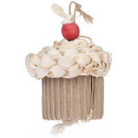 Produktbild von TIAKI Kleintierspielzeug Celebration Cupcake aus Pappe für Hamster Maus und Meerschweinchen Ø 7,5 x L 10 cm